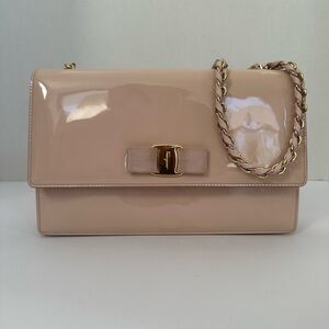 Salvatore Ferragamo Vara Bow Patent Leather Bag